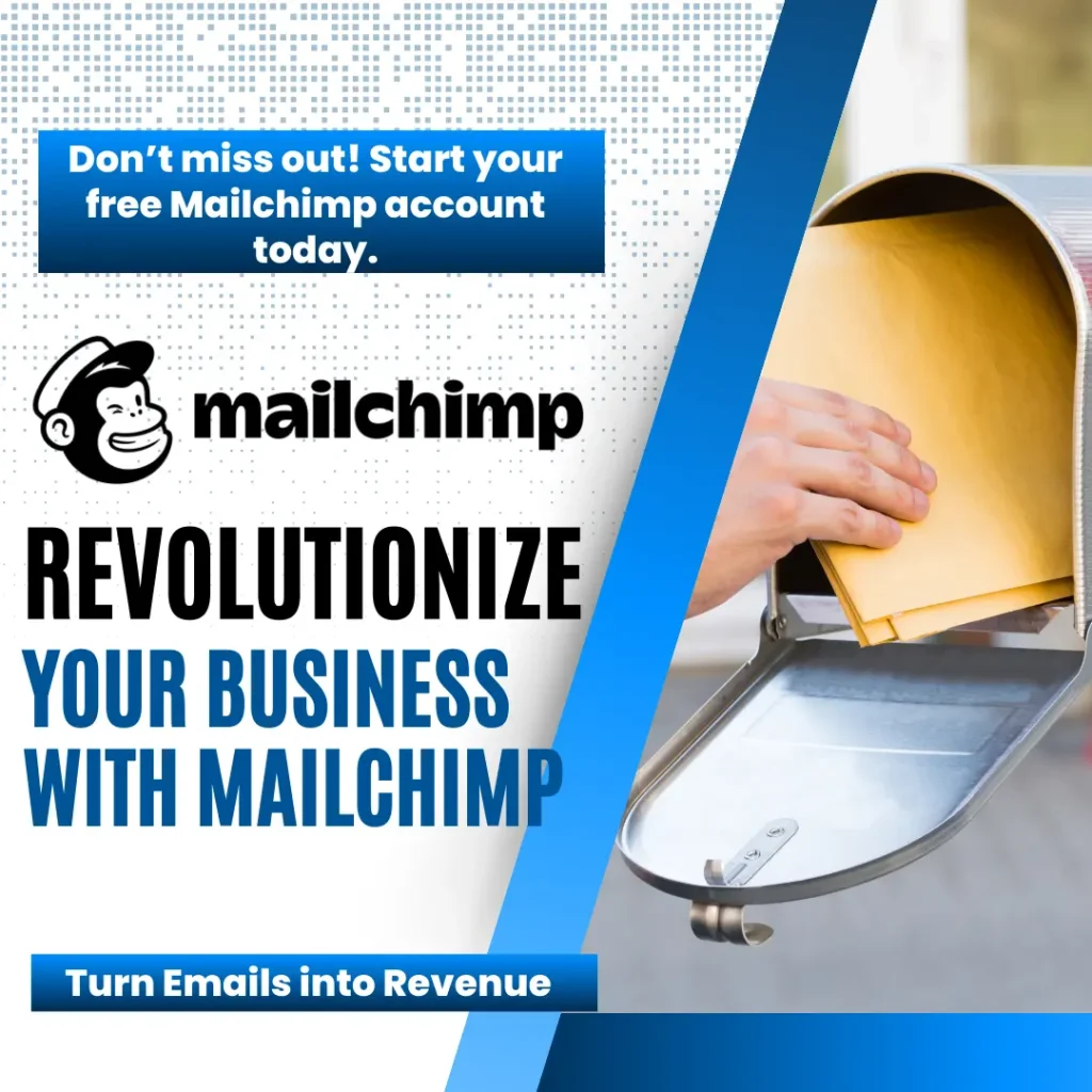 Email Marketing Platforms Don’t miss out! Start your free Mailchimp account today