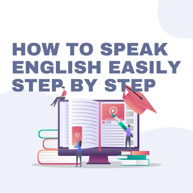 how to speak english easily step by step
