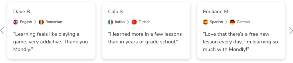 Boost My Career with Mondly Testimonials